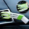 Car Vent Cleaning Brush with Dual-Head Soft Bristles Dashboard Interior Detailing Tool for Dust Removal Reusable Essential Auto Accessory