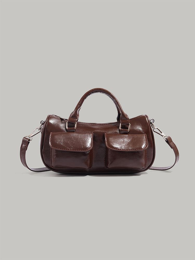 

Large capacity bowling bag 2025 new autumn and winter handbag high sense daily casual versatile single shoulder oblique span bag