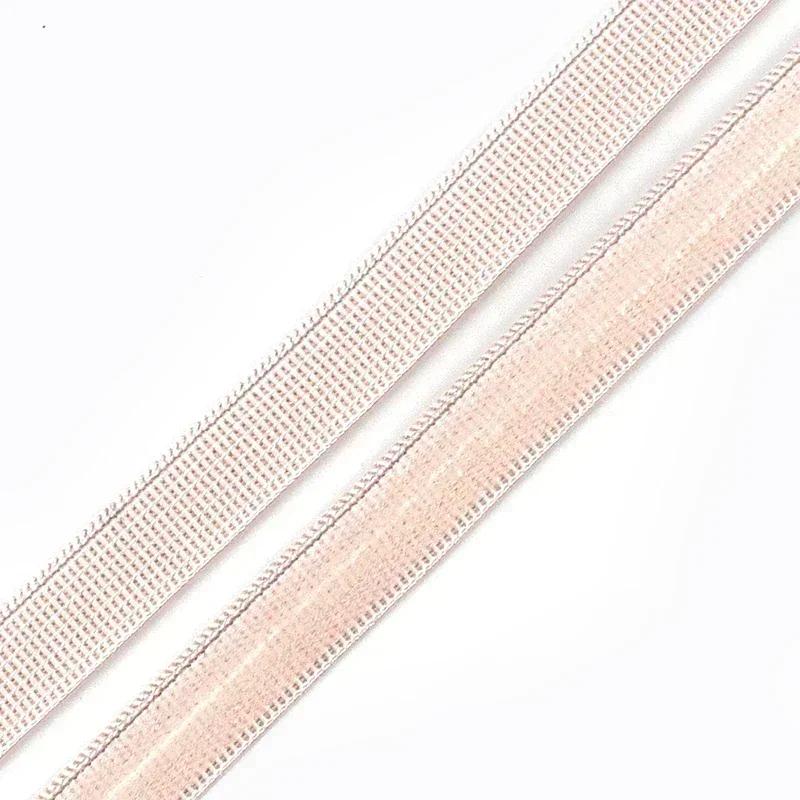 10/20M Banda Elástica de 10 mm para Sujetador Correas de Hombro Antideslizantes Bandas de Goma para Costura de Ropa Accesorios de Cinta Cinturón Elástico para Ropa Interior