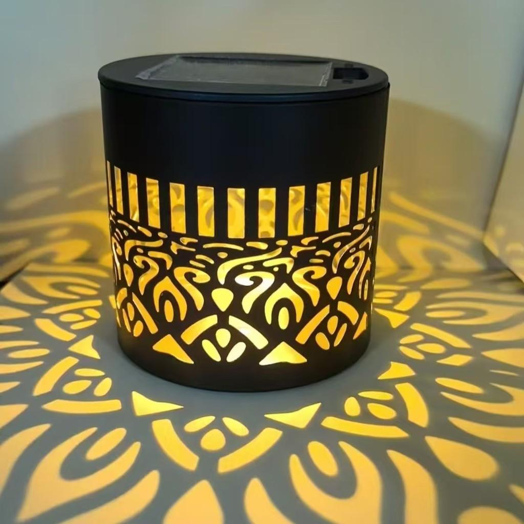 Vintage Outdoor Solar Lanterns With Led Light For Garden Lawn Decor