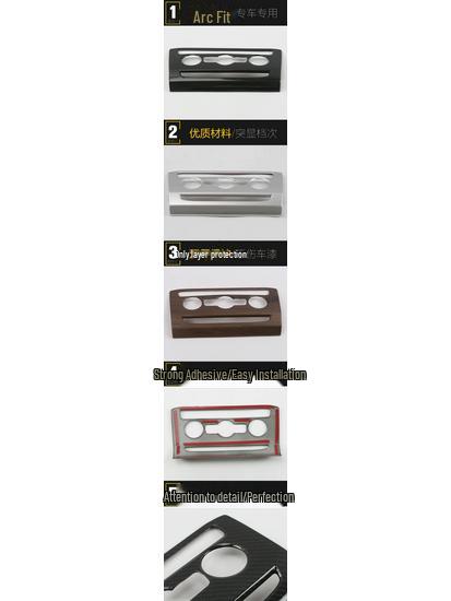 Compatible with 17 Teramont Air Conditioning Rotary Panel Decorative Frames & Control Switch Decorative Patches.