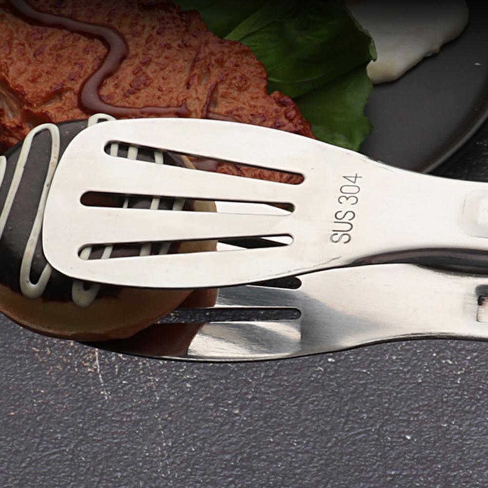 17.5/23.5/29cm Edelstahl Servierzange Hitzebeständige Küchenzange Buffet BBQ Zange Küchenutensil Heimzubehör