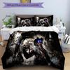 Zombie Adventure Print 3Pcs Bedding Setduvet Cover With 2 Bedropillowcase Home Birthday Gift