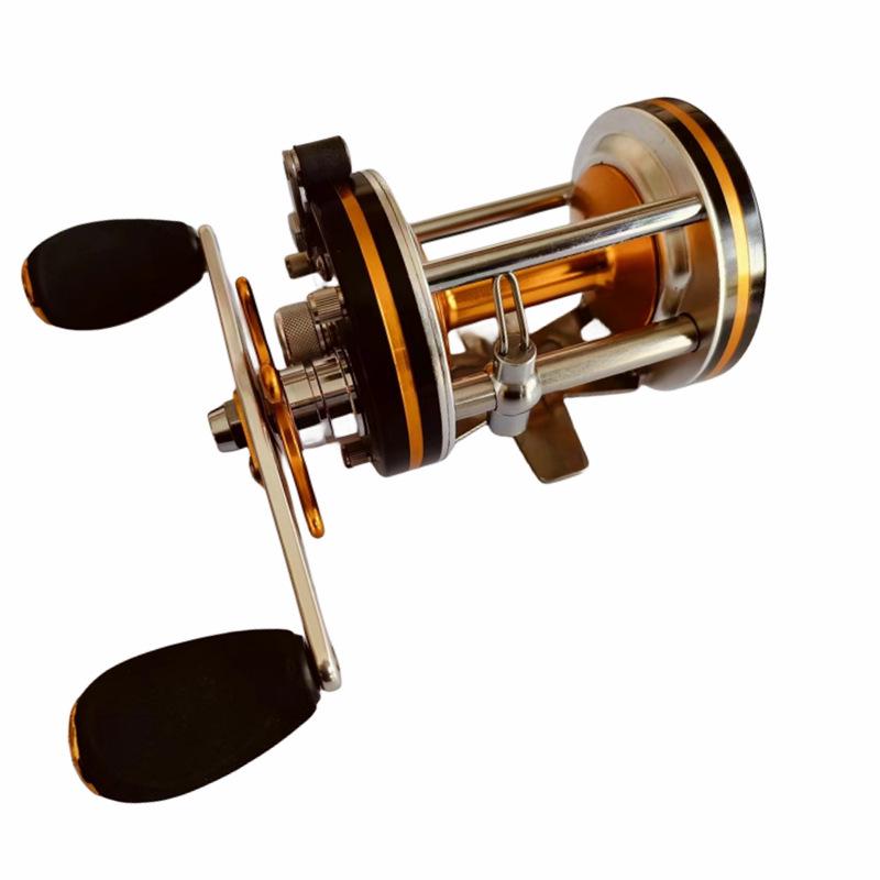 Lei Qiang Full Metal 7-Bearing Drum Reel for Left/Right Hand, Boat & Sea Fishing - Model BF40, BF50, BF60.
