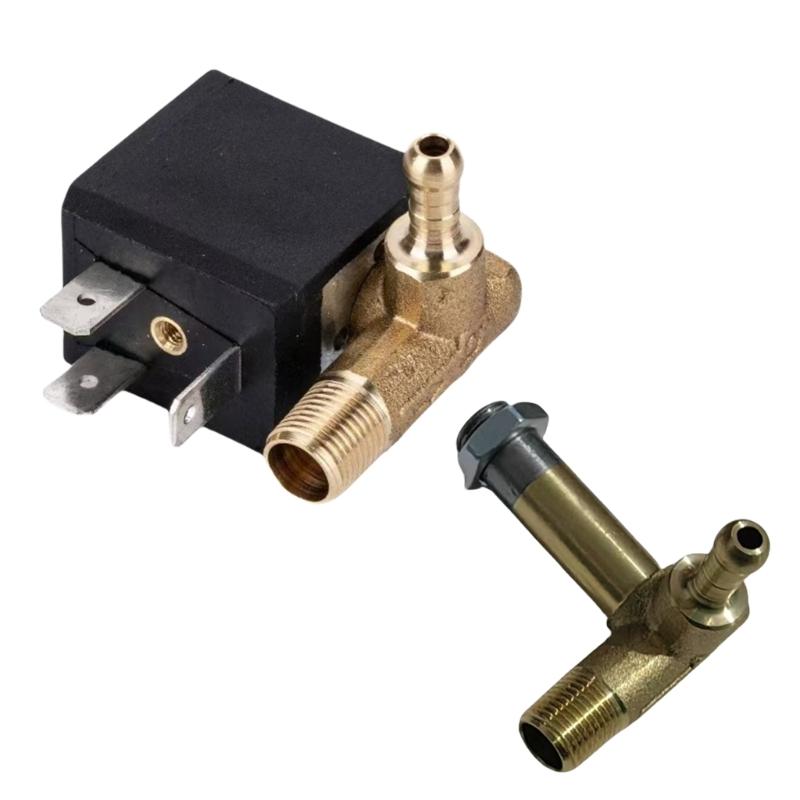 Brass Steam Hot Water Normally Closed Valves Coffee Maker Machine Solenoid Valves 2035 Steam Engine Accessories Enduring