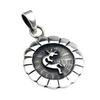 Native American Indian Kokopelli Sterling Silver 925 Pendant Top