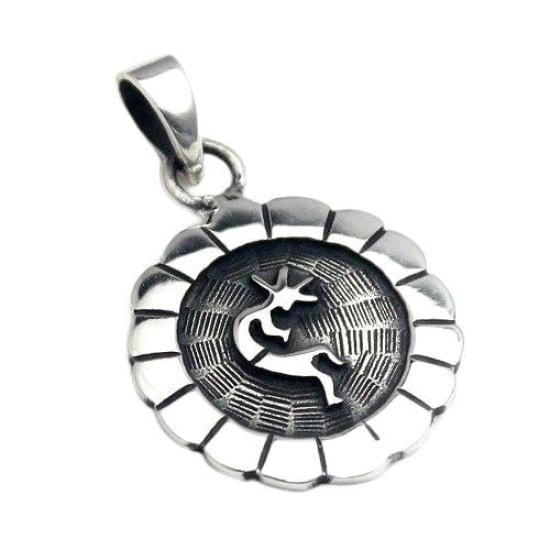 

Native American Indian Kokopelli Sterling Silver 925 Pendant Top