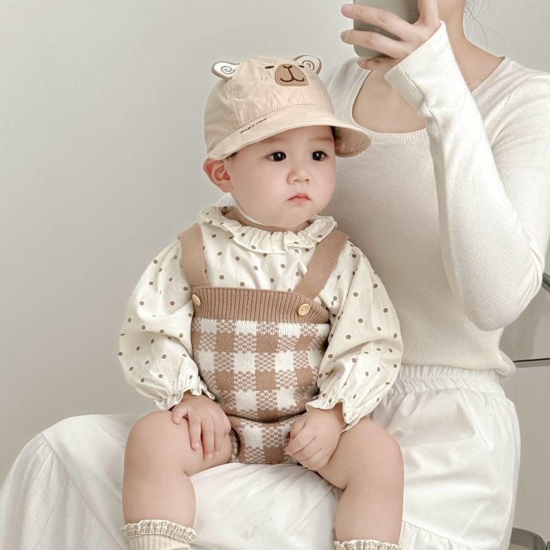 Baby Hat Baby Age Spring and Autumn Fisherman Hat Boy and Girl Baby Summer Outdoor Sunbath Hat