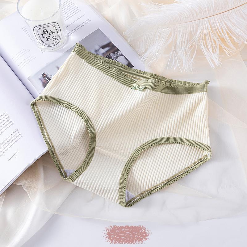 

Женские трусы со средней талией, удобное дышащее хлопковое нижнее белье XL
