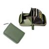 GASUSI Card Case, Mini Wallet, Coin Purse, Women's and Men's, Compact Wallet, Card Case, Card Slots, Slim, Genuine Leather, Large Capacity,