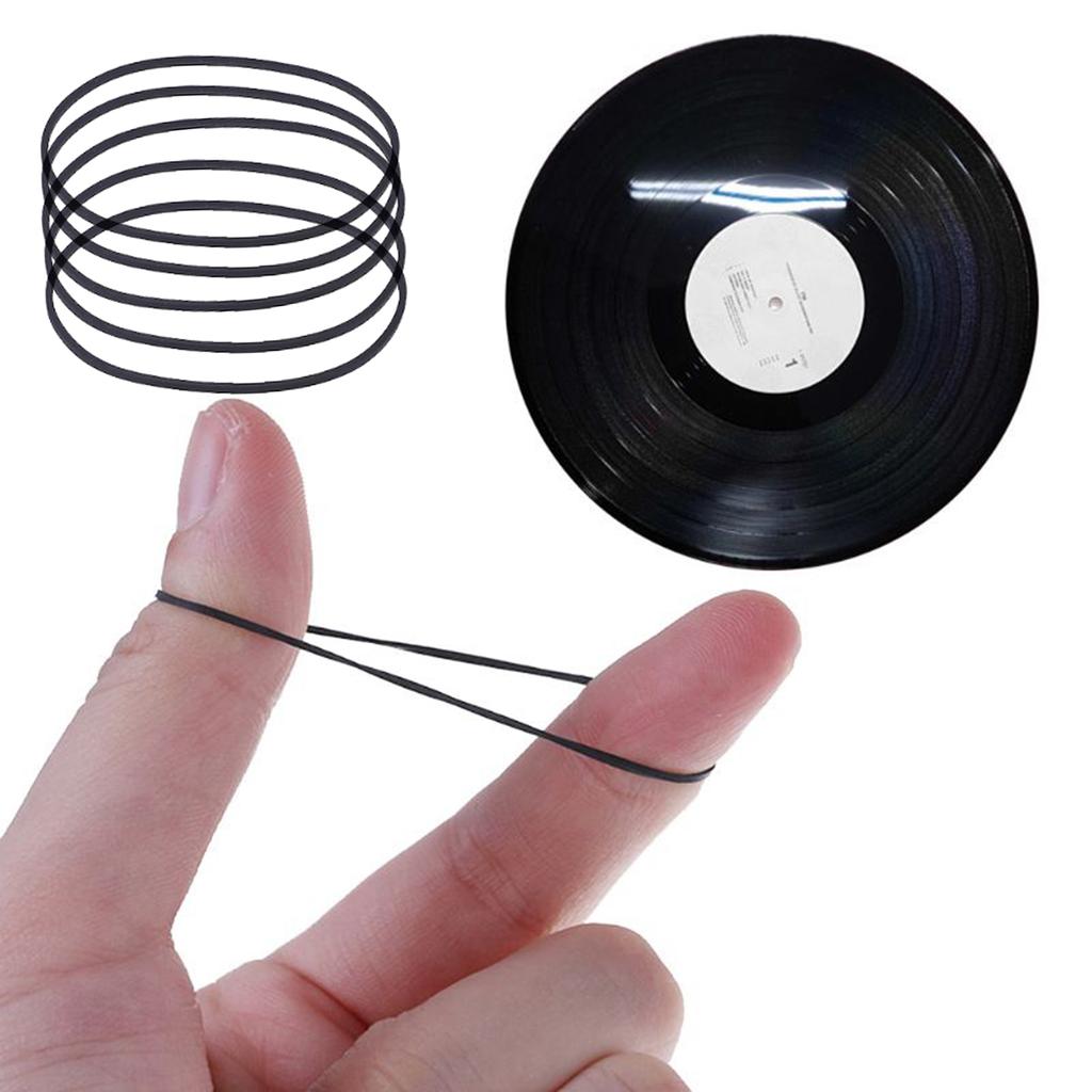 5 Stück 50-140mm Kassettenrekorder Gummi Riemen 1,0mm Breite Gemeinsamer Riemen für Rekorder n DVD-Laufwerke