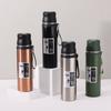 Stainless Steel Thermos Cup Sports Kettle Outdoor Portable Sling Full Steel Cup Water Cup