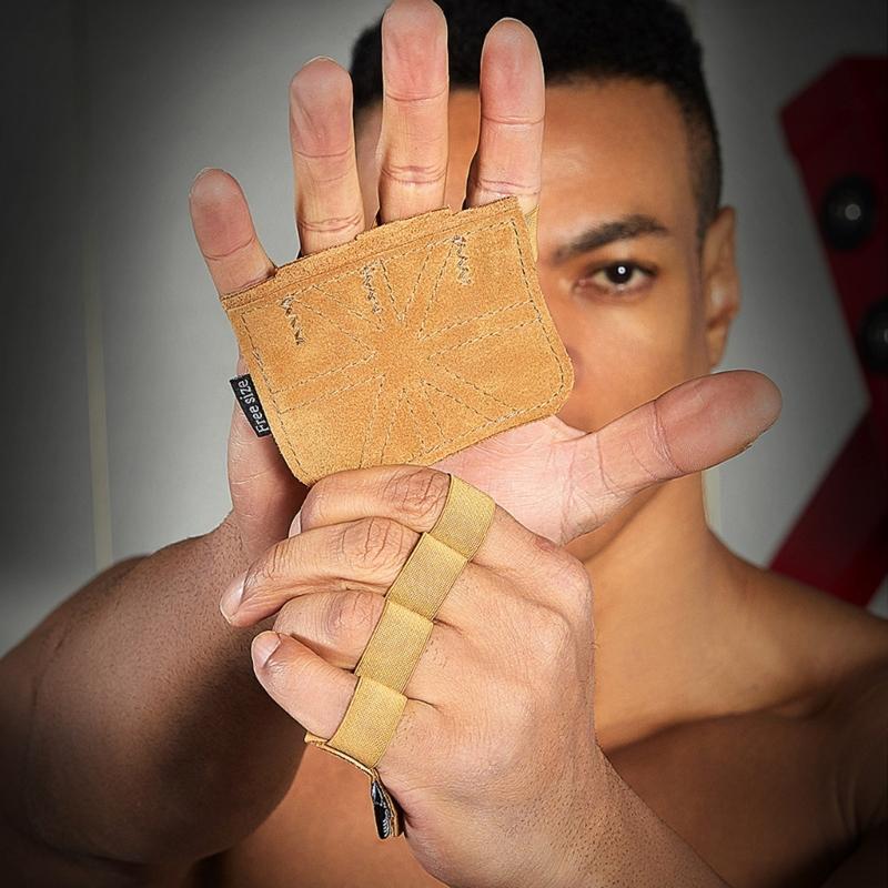 Nonslip Fingerless Weightlifting Glove Palms Protectors Four Finger Fitness Exercise Dumbbells Glove Workout Hand Grip