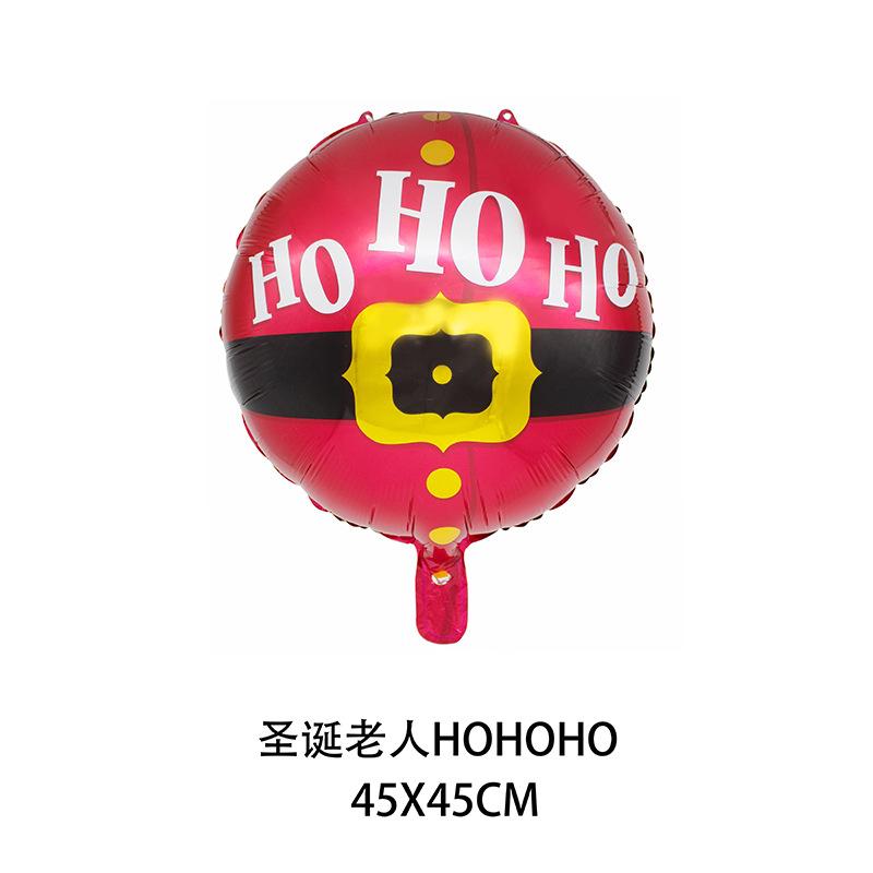 Christmas Balloons Special-Shaped Aluminum Film Balloons Santa Claus Merry Christmas Arrangements Christmas Eve Decorations