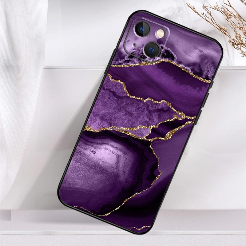 Teal Blue Gold Agate Marble Shockproof Case For iPhone 17 Pro Max 11 14 15 16 Plus 12 13 Mini 16e 17 Air Phone Cover