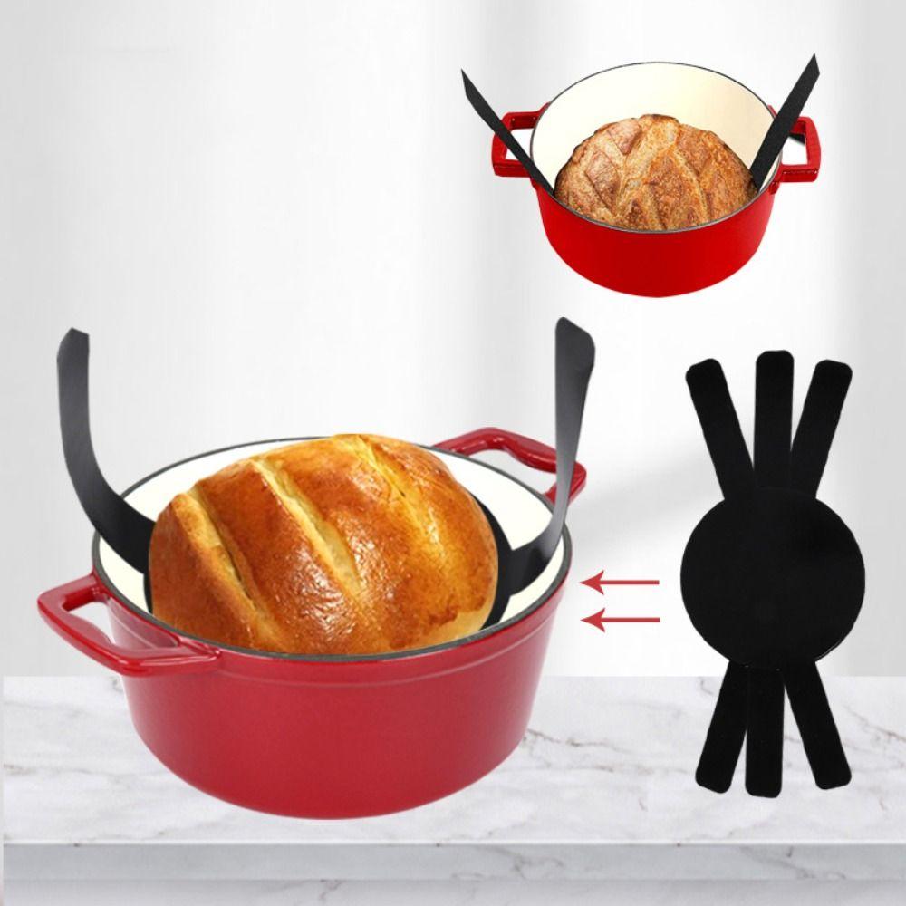 Heat Resistant Bread Sling Long Handle Dutch Oven Liner Household Silicone Baking Mat  Kitchen