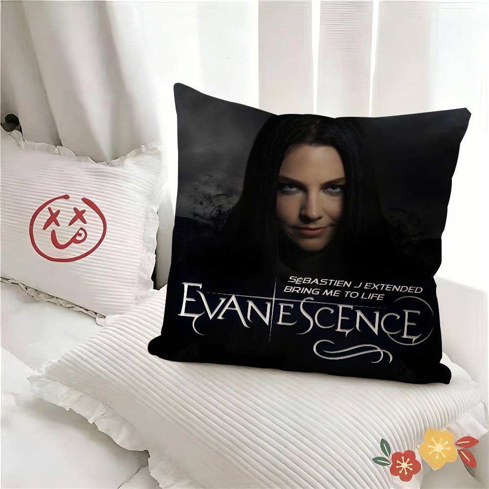1pc E-Evanescence A-Amy Lee Pillow Case Fashion Square Pillowcase Bedroom Sofa Room Ins Decoration Leisure