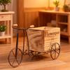 Portable Rusty Bicycles Planter Easy To Relocate for Seasonal Arrangements In Yard or On Balconies Convenient