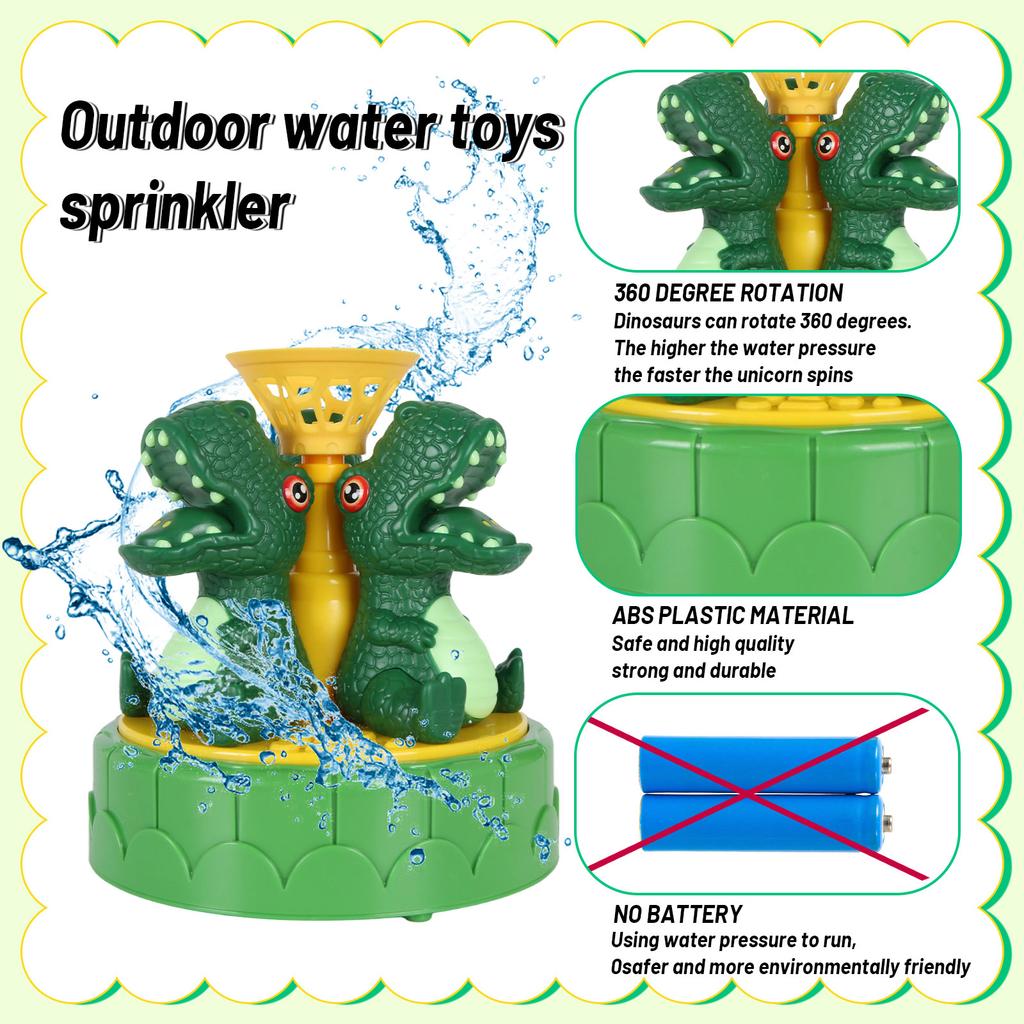 Wasserspielzeug für draußen, Rasensprenger für Kinder und Kleinkinder, Sommer-Gartenspielzeug für draußen, Mädchen Jungen Alter 3 4 5 6 7 8 Jahre