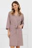 Megan 3/4 Sleeve Melange Bathrobe XXL
