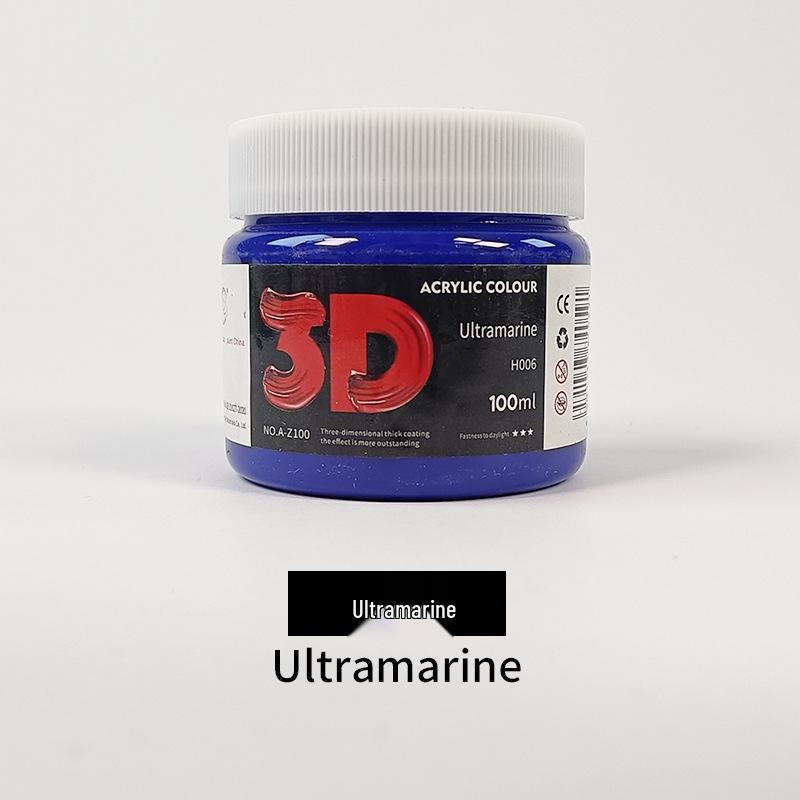 100ml Acrylic Paint for Children's Doodles and Plaster Dolls