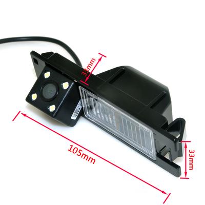 Feito sob medida para Opel Astra HJ Corsa Meriva Zafira Carro CCD Noite 4LED Backup Câmera de visão traseira