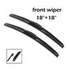 Wiper Front & Rear Wiper Blades Set Kit For Mini Clubman R55 2007 2008 2009 2010 2011 2012 Windshield Windscreen Rear Window