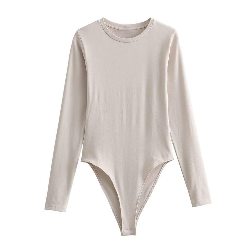 Women's Fashion Style Long Sleeves Modal Fiber Jumpsuit