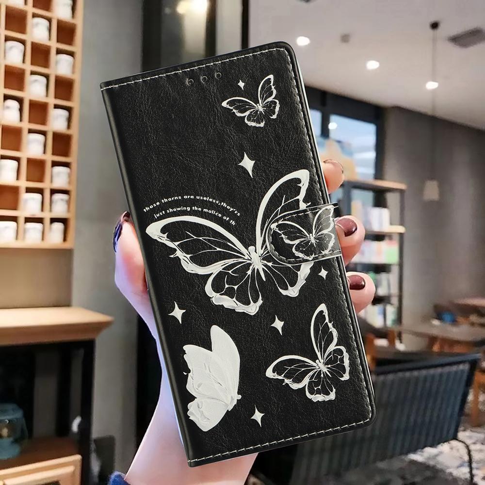 Wallet Card Case For iPhone 12 Pro 11 Pro Max 7 8 6 6S Plus SE3 SE2 SE 2020 2022 Fashion 2025 Printed Book Flip Leather Cover
