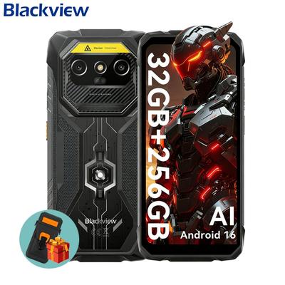 Blackview ROCK 1 Pro Professional Scanner Mobile, 8GB RAM, 256GB ROM Android 16 15000mAh Rugged Smartphone