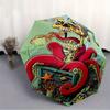 1pc Skeletoctopus Automatic Folding Umbrella Portable Collapsible Design, 8-Rib Iron Frame, Durable Fabric, All-Season Casual Outdoor 155