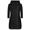 Autumn Winter Fashion Women Coat Solid Color Zip Up Long Sleeve Hooded Jacket Coat Outerwear Long Section Women's Coat