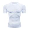 Men's Quick Dry Compression Athletic T-Shirt, Stylish Thorny