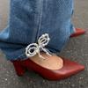 Heart Trouser Leg Decorative Brooch Detachable Fixed Clothes Pin  Clothing Accessories