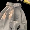 Navava Unisex Lettering Long Sleeve Fleece Hoodie Sweatshirt Nt2074