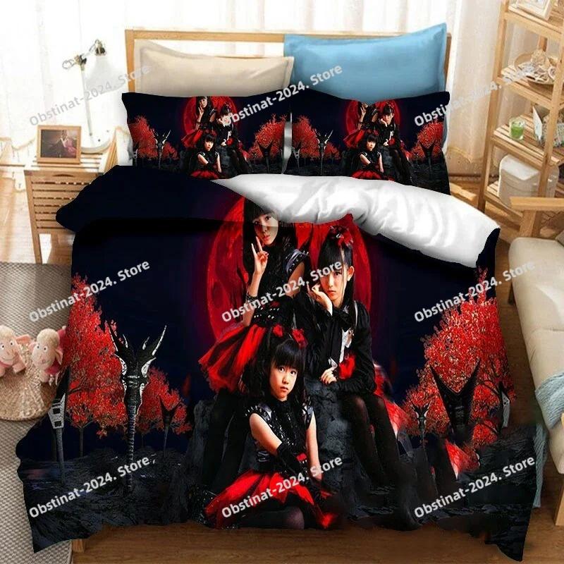 3d Printing BABYMETAL Rock Band Bedding Set Boys Girls Twin Queen Size Duvet Cover Pillowcase Bed Kids Adult Home Textiles