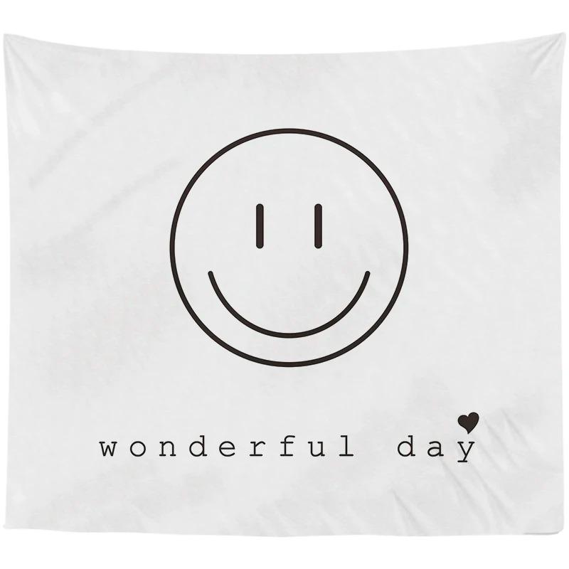 Абстрактная пара Простая линия Узор Гобелен Спальня Гостиная Гобелен Домашнее украшение — фото 6