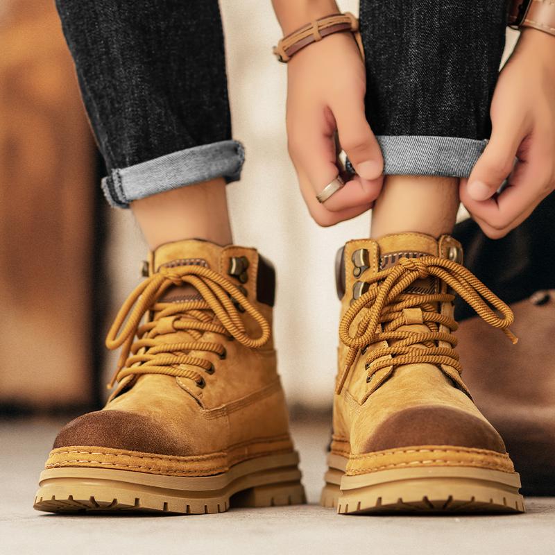 Cizme de toamnă iarnă pentru bărbați Ghete impermeabile pentru exterior pentru bărbați