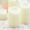 USB Rechargeable Pillar RGB Candle light Paraffin Wax Dancing wick w/18keys Multi-color Remote Home Party table Decoration