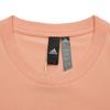 adidas Shiny Bos Gradient Logo Print Sport Round Neck Short Sleeve T-Shirt Women Tops Apricot H09749
