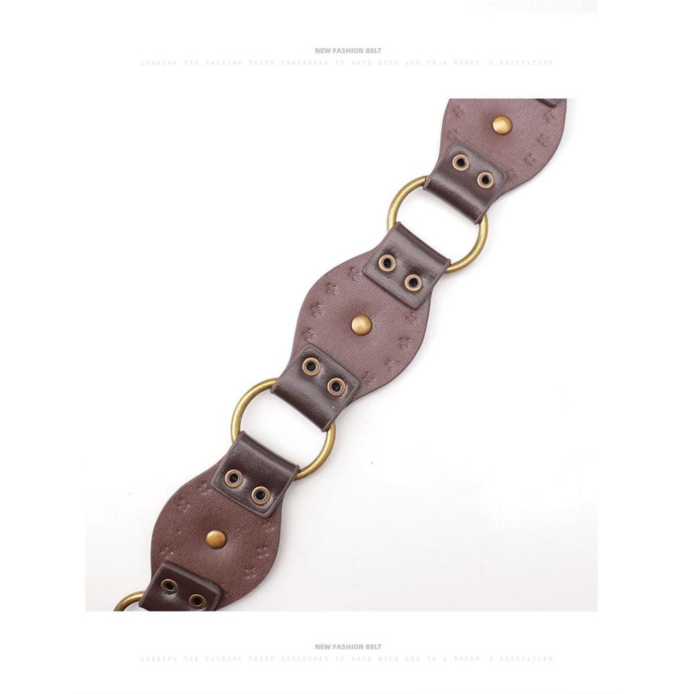 Western Denim Belt Women's Accessories Retro Belt Women's Decorative Skirt Overalls Heavy Industry Wide Belt