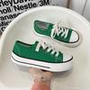 Damesko i lerret Dame Mote Sommer Casual Sneakers Student Fritidssko Høy Topp Dame Vulkaniserte Sko