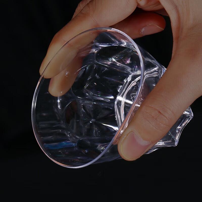 Fangcaodi 175ml Octagonal Disposable Plastic Cups