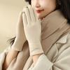 Plush  Gloves Full Finger Winter Mittens Vintage Women Suede Gloves  Girl