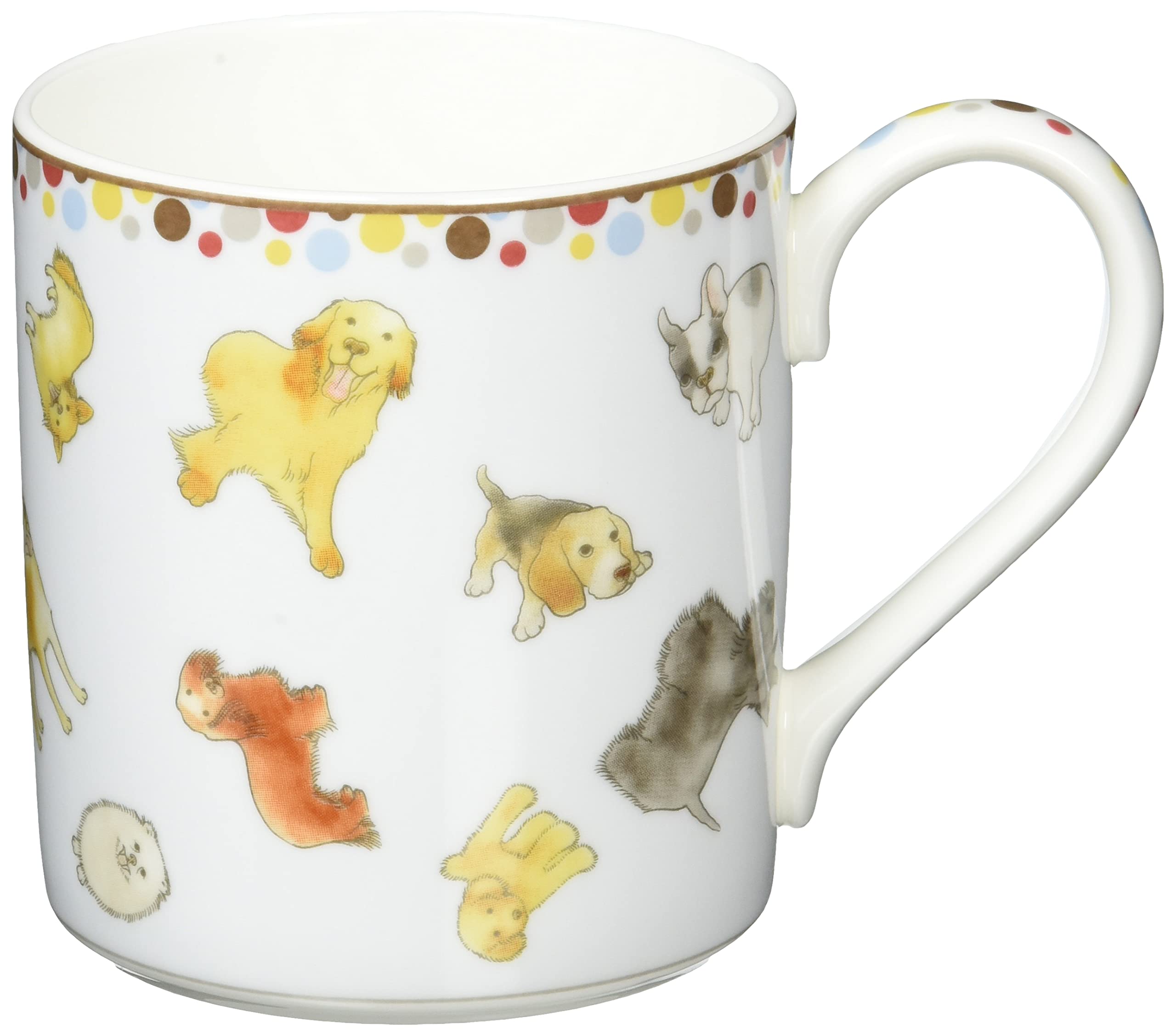 

Noritake Dog (Blue) Bone China Mug, Approx. 400cc, Collector s Mug, Microwave and Dishwasher Safe, 1 Piece, T97265A/N-142L