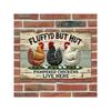Funny Chicken Farm Metal Wall Art Sign