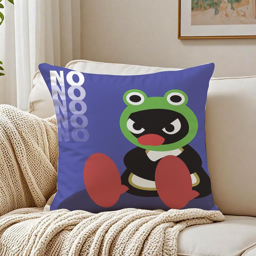Cute PPinguS Cushion Cover Pillowcase Antidustmite living Room Sofa Decor Cushion Room