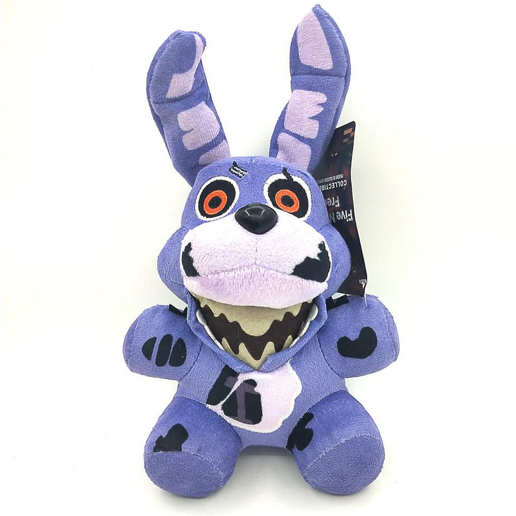 spot New FiveNight At Freddy Fnaf Cute Plush Toys Game Doll Bonnie Bear Foxy Cartoon Stuffed Dolls Freddy Toys For Children Gif