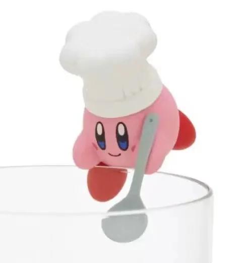 Japanese Genuine Gacha Scale Model Kirby Cup Cute Tabletop Decoration Action Figure Toys A On Articulated Poseable Detailed Movable Collectible