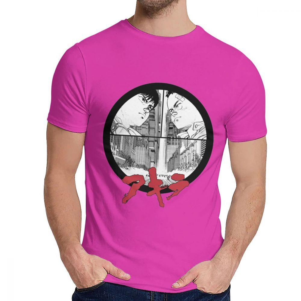 Novlety O Neck Akira T Shirt Graphic Print For Male Cotton La Camiseta